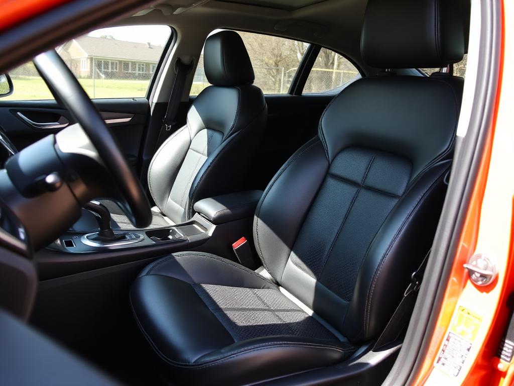 Clean car interior after a full interior detail